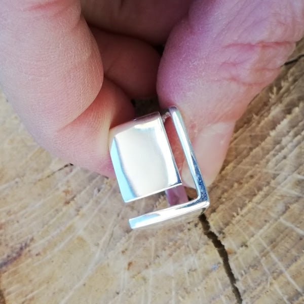 ANELLO artigianale in argento 925 Anello geometrico | GIOIELLI IN ARGENTO