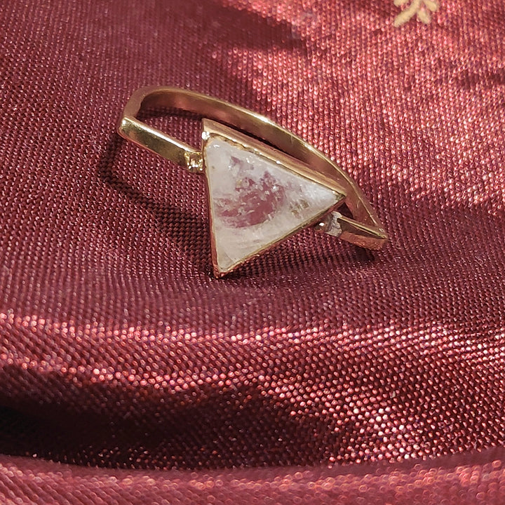 ANELLO JANAKI in ottone color oro ANELLO artigianale ottone
