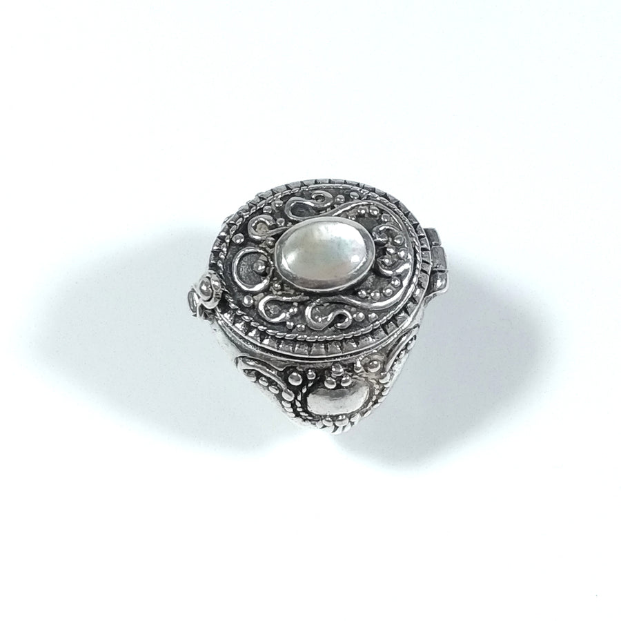 Anello veleno in argento 925 ANELLO artigianale Madreperla | GIOIELLI IN ARGENTO