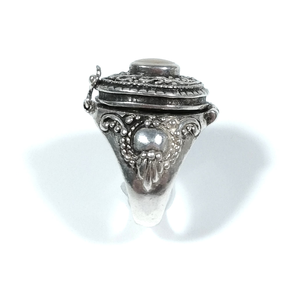 Anello veleno in argento 925 ANELLO artigianale Madreperla | GIOIELLI IN ARGENTO