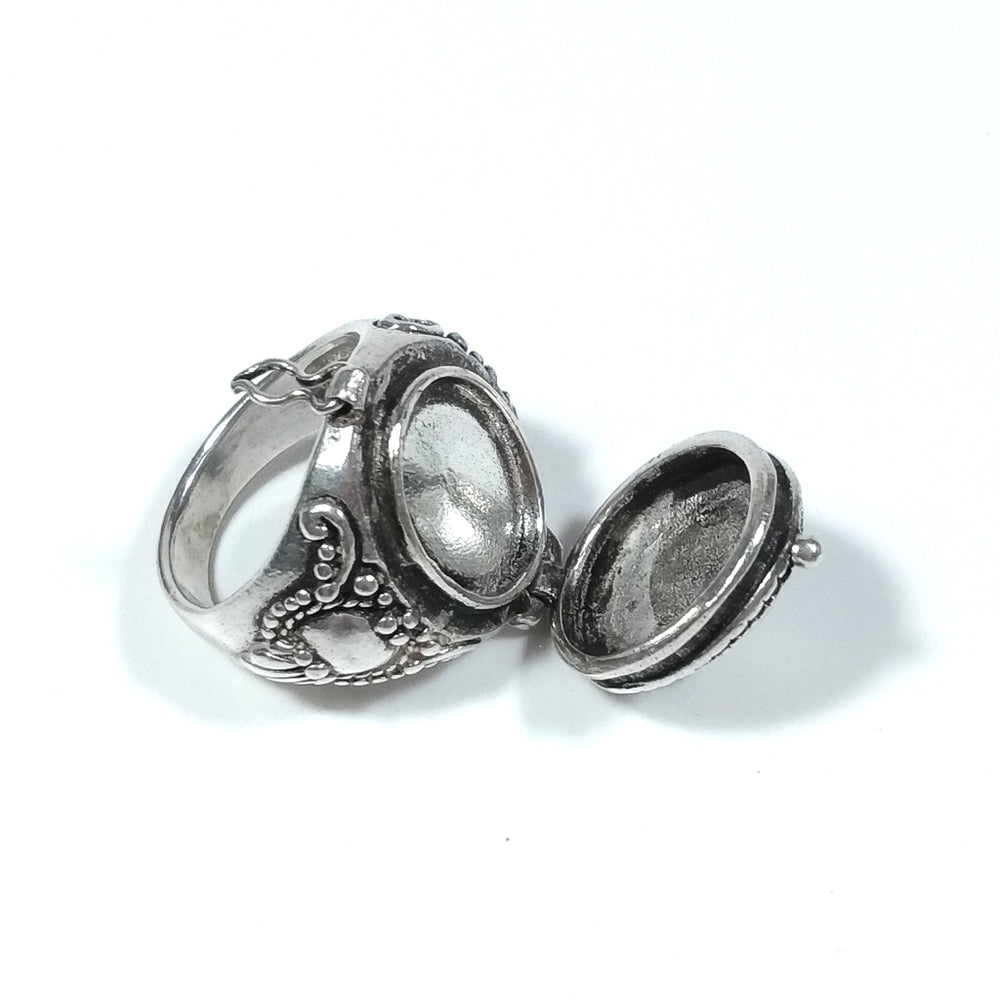 Anello veleno in argento 925 ANELLO artigianale Madreperla | GIOIELLI IN ARGENTO