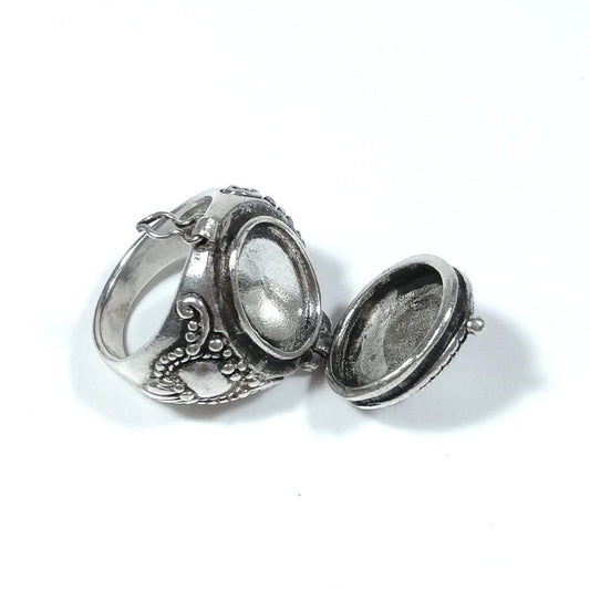 Anello veleno in argento 925 ANELLO artigianale Madreperla | GIOIELLI IN ARGENTO