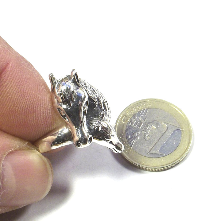 Anello Cavallo Puledro in argento 925
