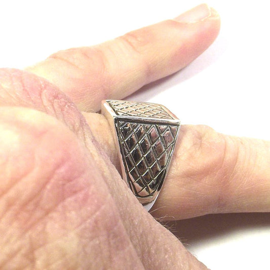 Anello da mignolo uomo in argento 925 - chevalier – immagine2