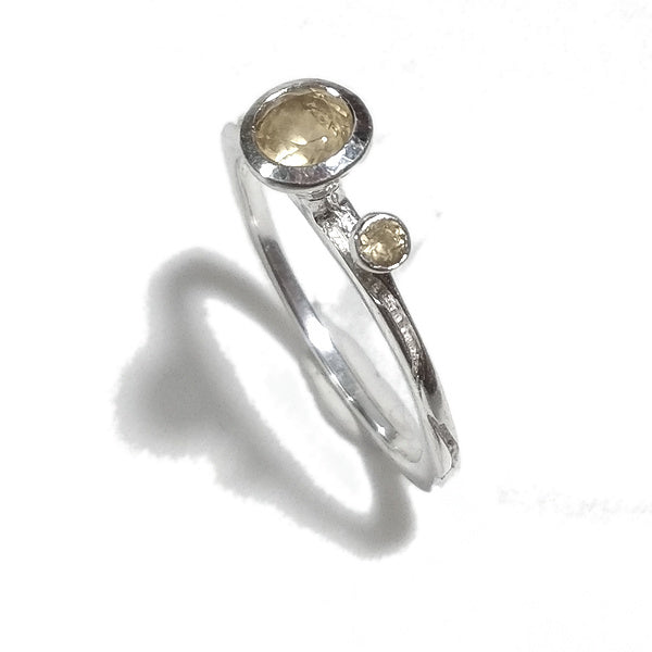 ANELLO artigianale in argento 925 Anello con pietra Labradorite, Granato | GIOIELLI IN ARGENTO