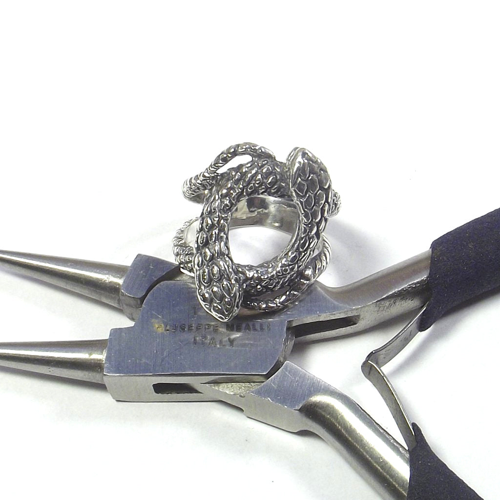 Anello in argento 925 serpenti - SWAMI