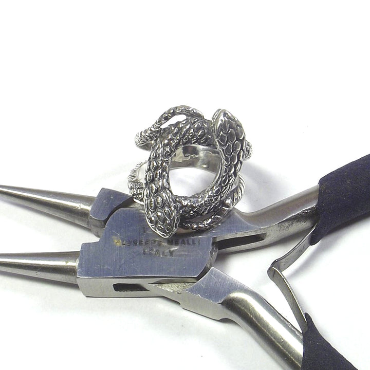 Anello in argento 925 serpenti - SWAMI