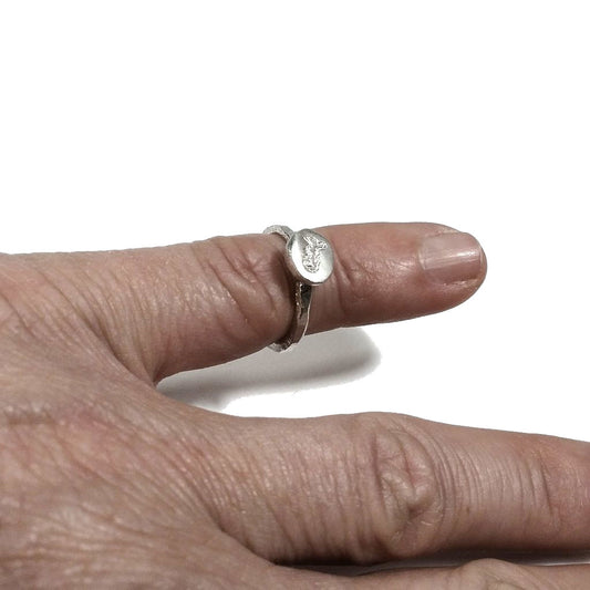 Anello in argento 925 ANELLO artigianale pezzo unico | ELBA Γ porter | GIOIELLI IN ARGENTO
