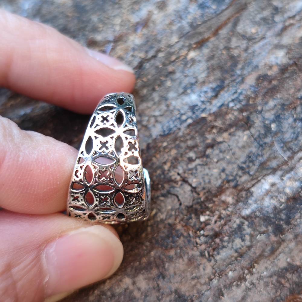 ANELLO ETNICO in argento 925 - DEVARSI