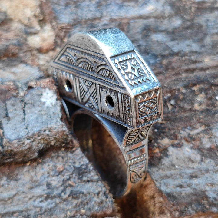 Anello etnico tuareg in argento 925 - DEVASHISH