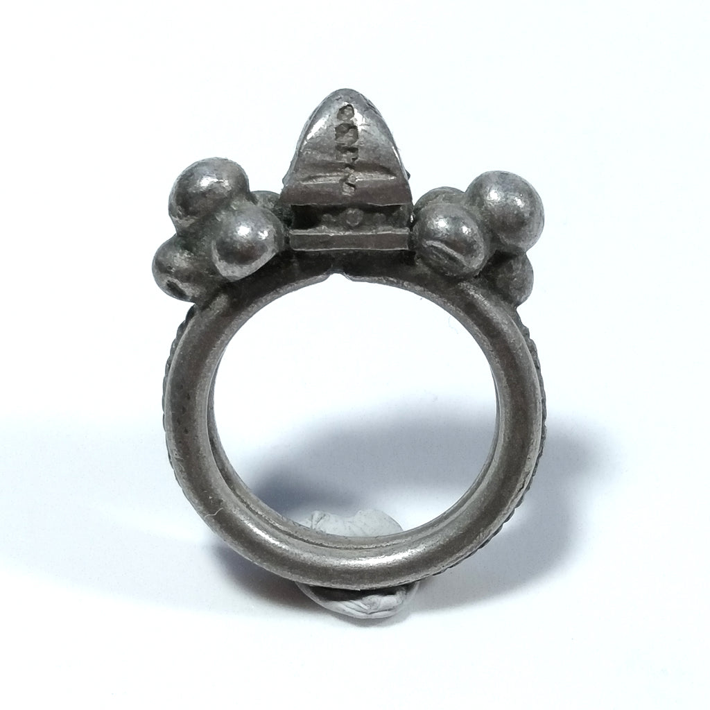 Handcrafted RING in antique silver ETHNIC RING