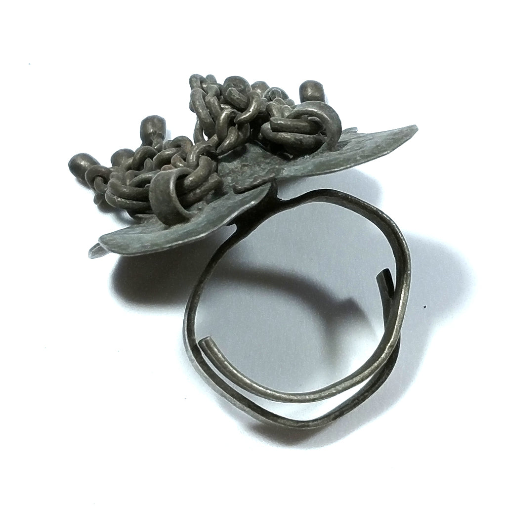 ANELLO ETNICO in argento antico ANELLO artigianale | GIOIELLI ETNICI