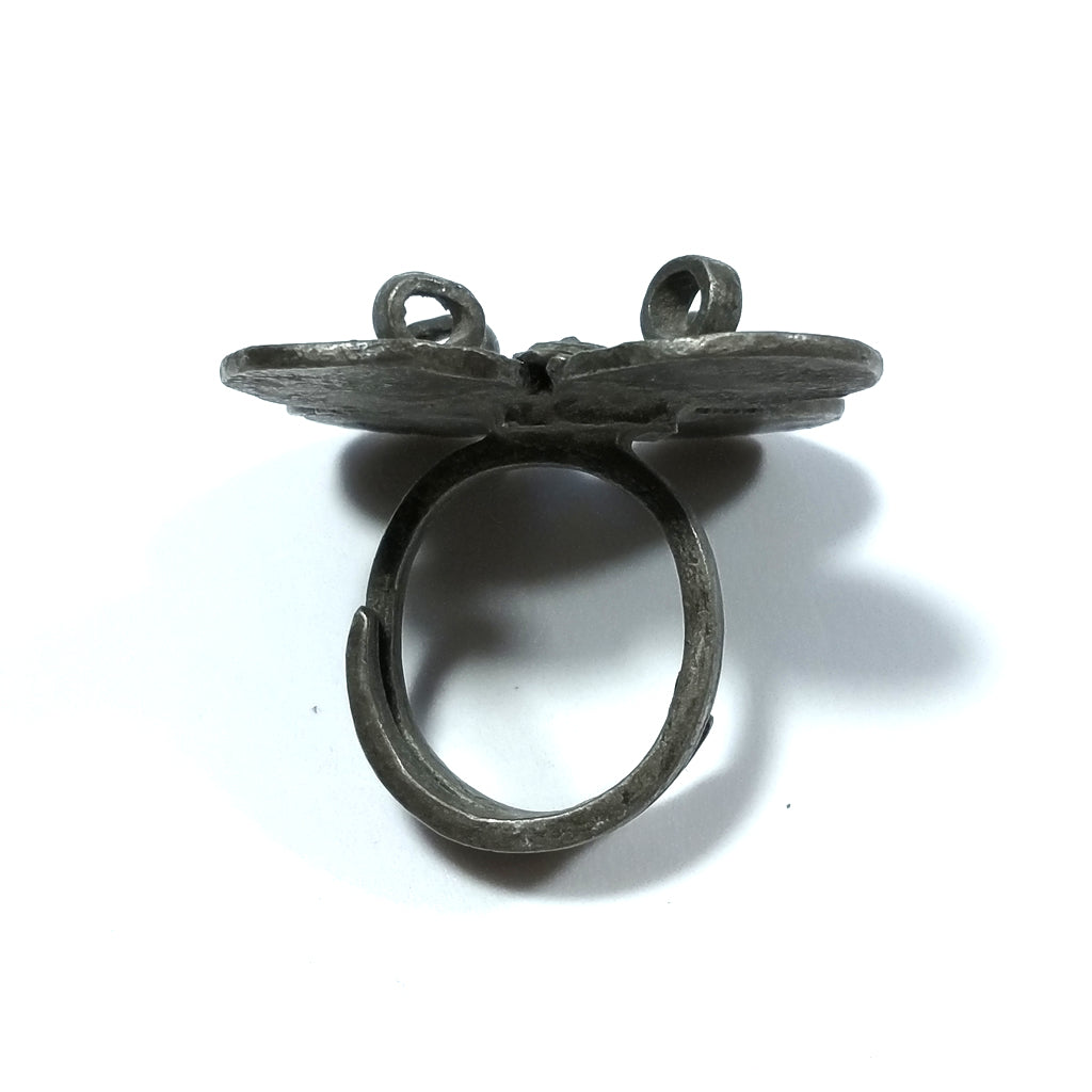 ETHNIC RING in antique silver handcrafted RING