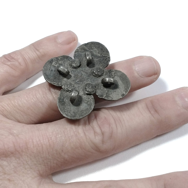 ANELLO ETNICO in argento antico ANELLO artigianale | GIOIELLI ETNICI