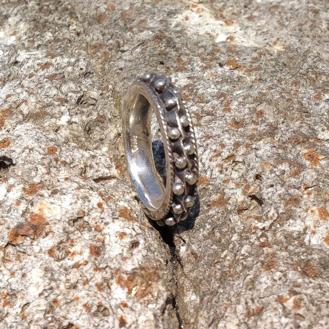 Anello etnico in argento 925 - ADHIRA