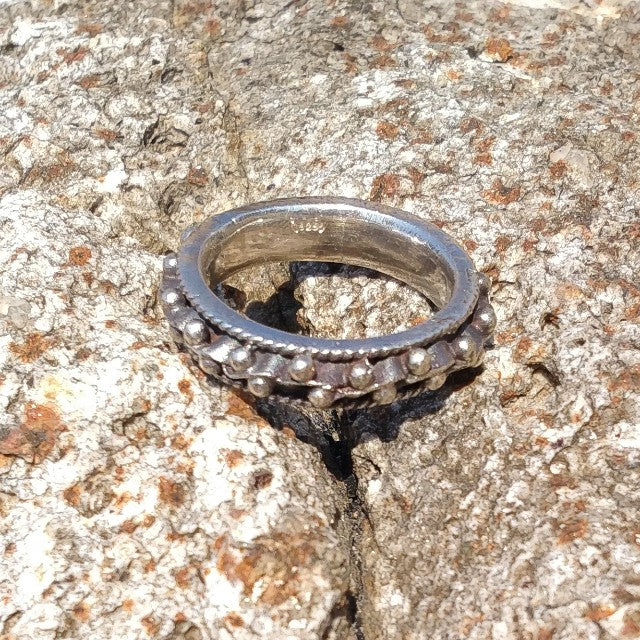 Anello etnico in argento 925 - ADHIRA