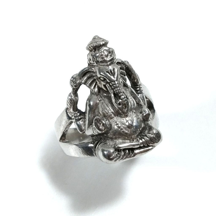 ANELLO GANESH in argento o ottone - UVARI