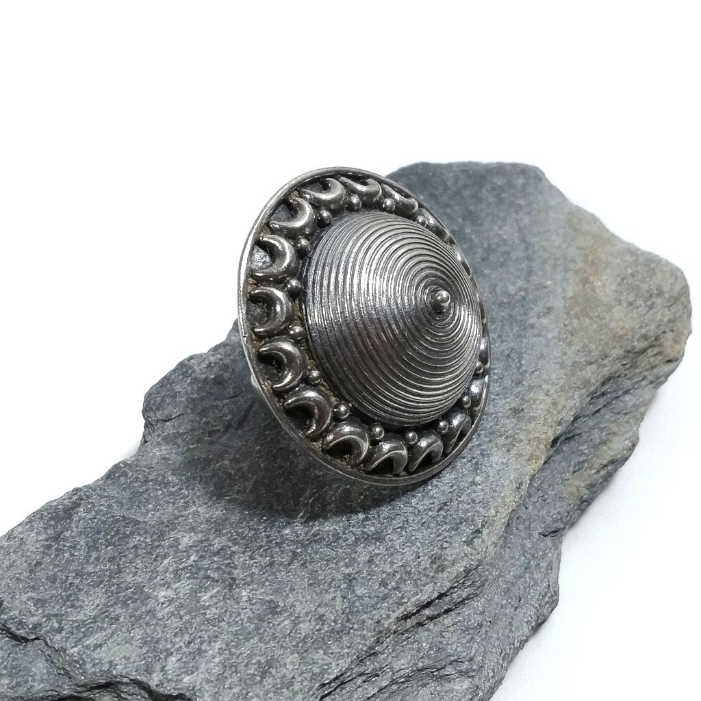 ANELLO ETNICO in argento 925 | Anello d'argento COCKTAIL | GIOIELLI ETNICI