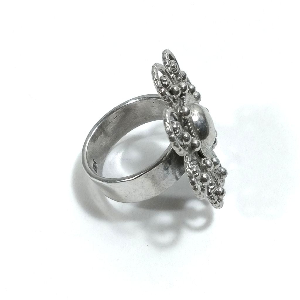 ANELLO ETNICO in argento 925 | Anello d'argento COCKTAIL | GIOIELLI ETNICI