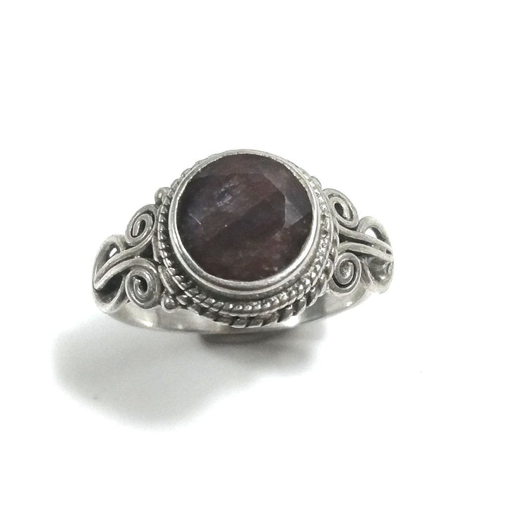 Anello con pietra in argento 925 con Cristallo di rocca | GIOIELLI ETNICI