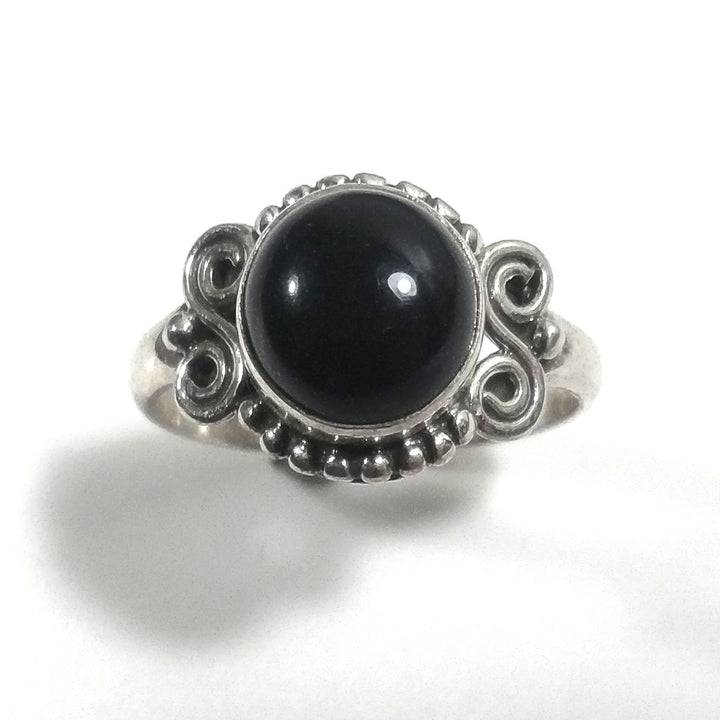 Ring with 925 silver stone with Amethyst