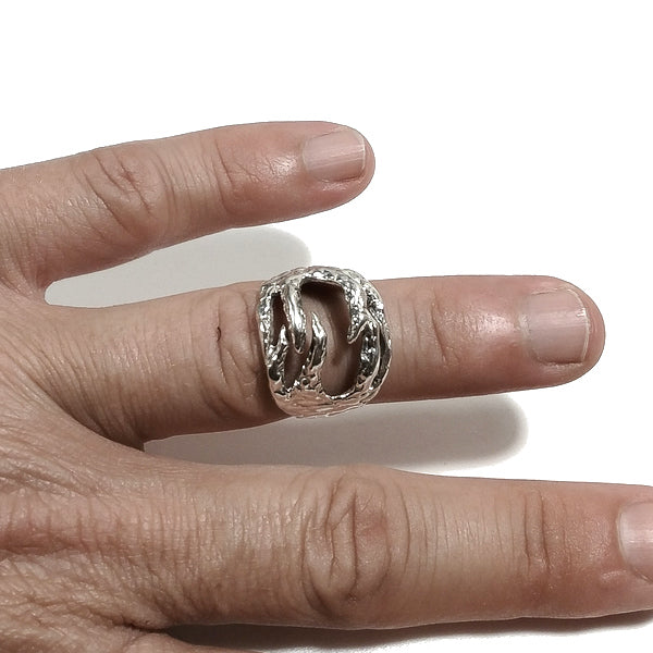 ANELLO Drago RAJANI in argento 925 ANELLO artigianale | GIOIELLI ETNICI