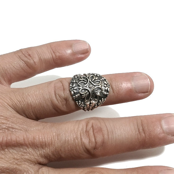 ANELLO fascia PIA in argento 925 ANELLO artigianale | GIOIELLI ETNICI