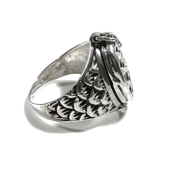 ANELLO veleno in argento 925 chevalier - JANA
