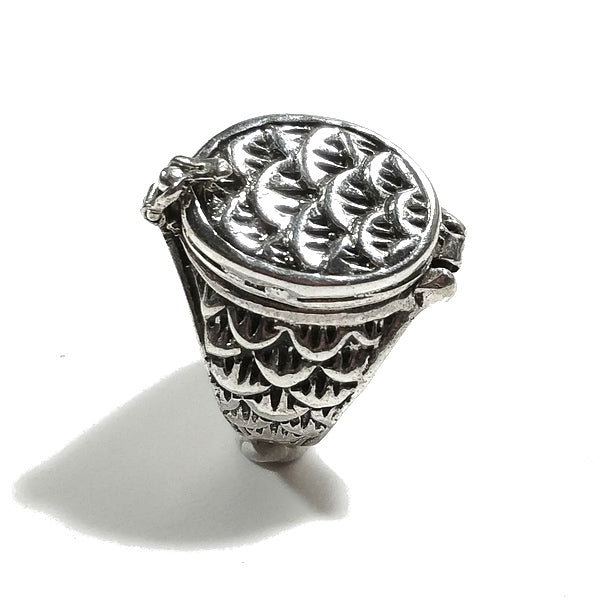 ANELLO veleno in argento 925 chevalier - JANA