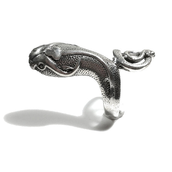 ANELLO SERPENTE KAMALA in argento 925 ANELLO artigianale | GIOIELLI ETNICI