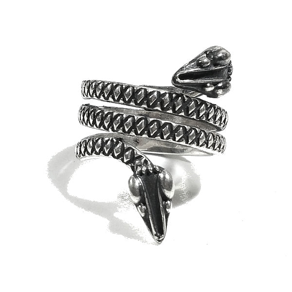 ANELLO SERPENTE KEEHRTI in argento 925 ANELLO artigianale | GIOIELLI ETNICI