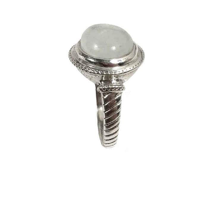 ANELLO artigianale in argento 925 con Pietra di Luna | GIOIELLI CON PIETRE