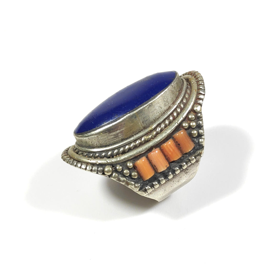 ANELLO ETNICO in metallo bianco - NAMERI