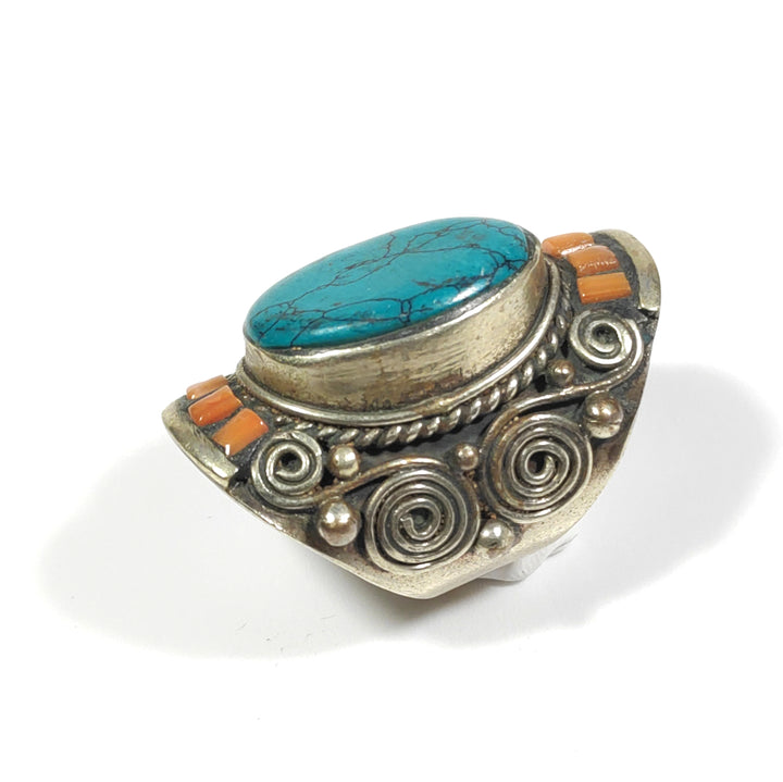ANELLO etnico artigianale tibetano - SAMSU