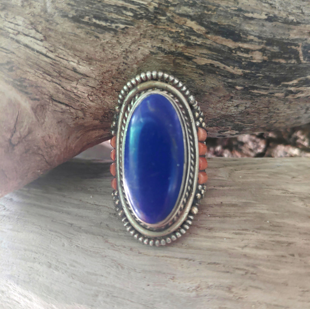 ANELLO ETNICO in metallo bianco - NAMERI