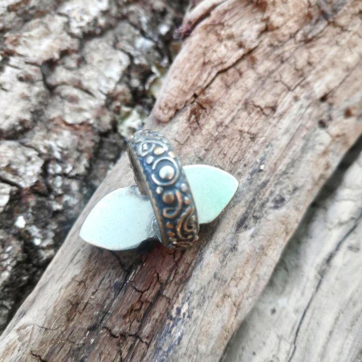 ANELLO ETNICO artigianale schegge Turchese - AAMAN