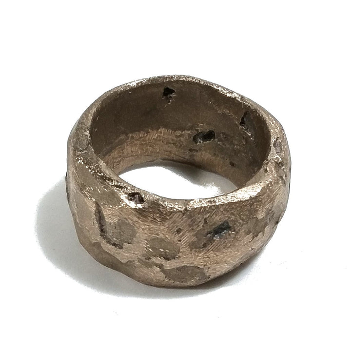 Anello a fascia artigianale uomo o donna - bronzeage1968 | PEZZO UNICO