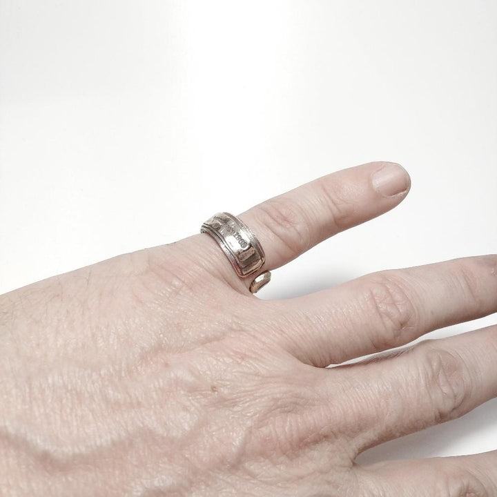 Handcrafted band ring for men or women - bronzeage1968