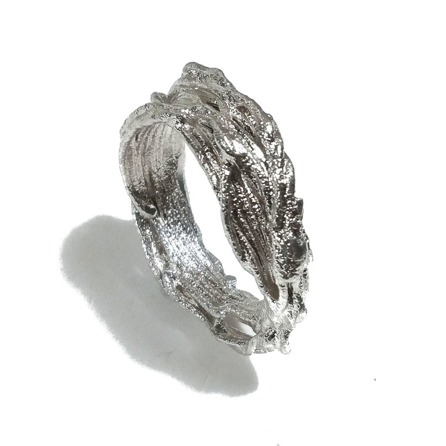 Anello in argento 925 ANELLO artigianale pezzo unico | Filo della vita | GIOIELLI IN ARGENTO