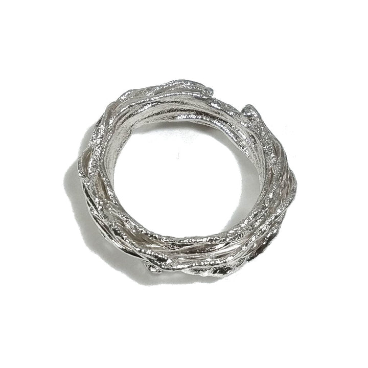 925 silver ring RING handcrafted unique piece | Thread of life | SILVER JEWELRY