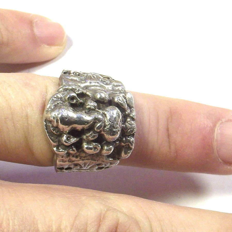 ANELLO GANESH quadrato in argento 925#materiale_argento-925