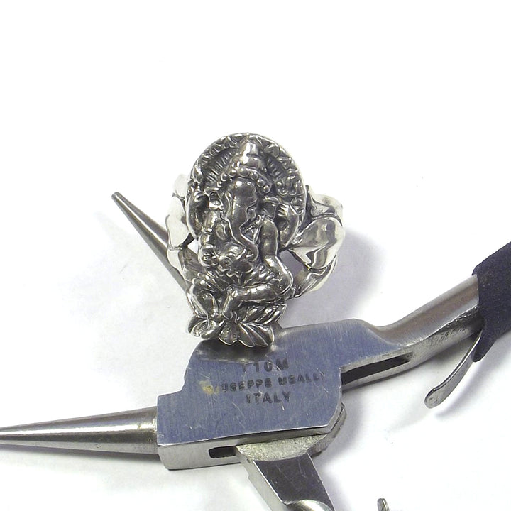 ANELLO GANESH danzante in argento 925