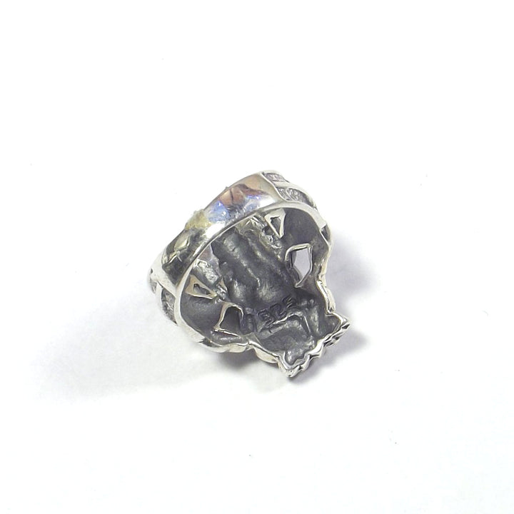 ANELLO GANESH danzante in argento 925 - GHORAWAL