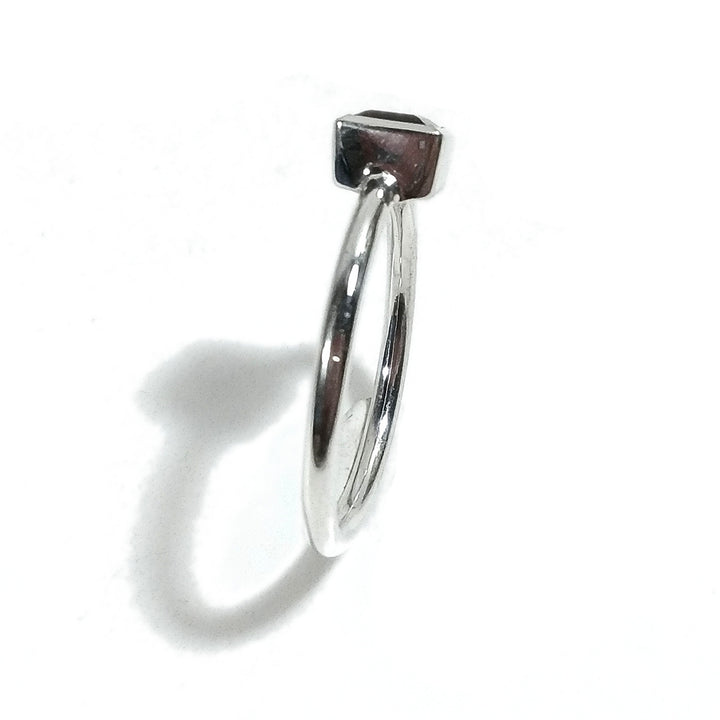Anello DADO sovrapponibile in argento 925 con pietra