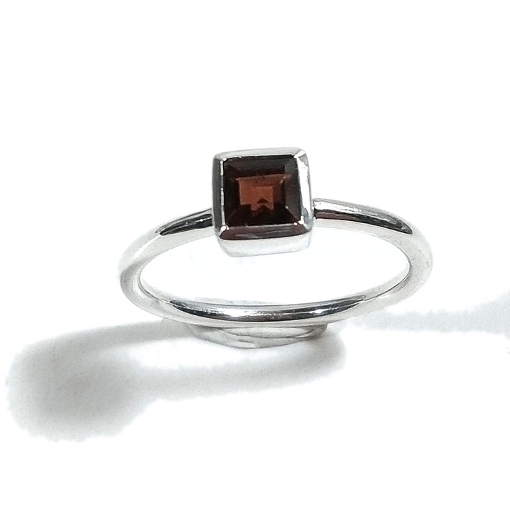 Anello DADO sovrapponibile in argento 925 con pietra