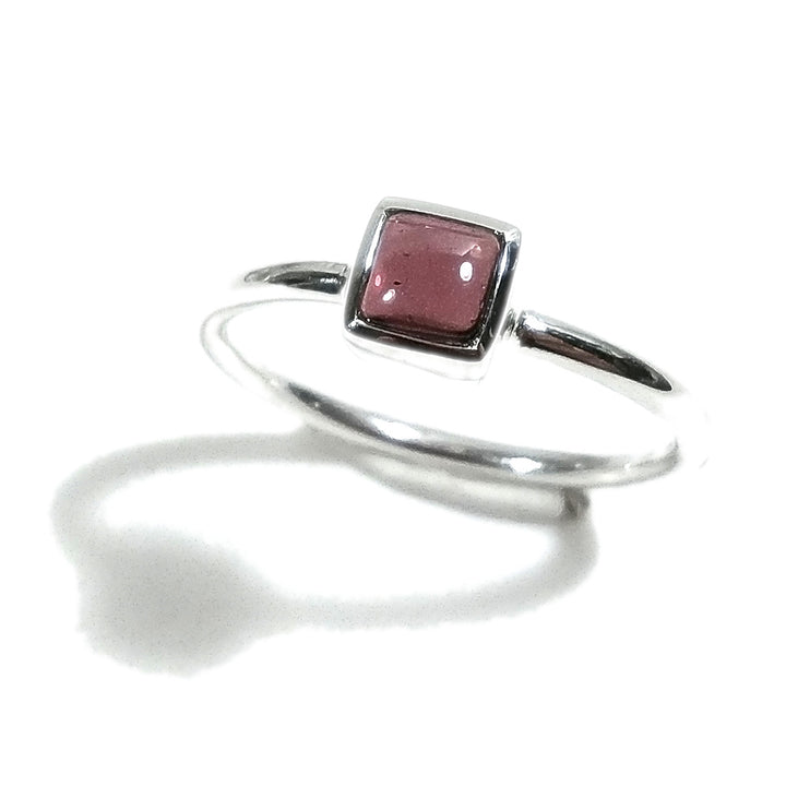 Anello DADO sovrapponibile in argento 925 con pietra