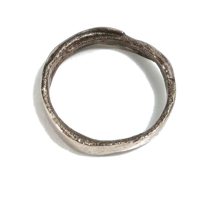 Anello "SOLOTE" in bronzo da donna o uomo misura 33 | Incisione artigianale