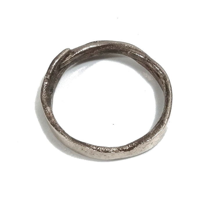 Anello "SOLOTE" in bronzo da donna o uomo misura 33 | Incisione artigianale