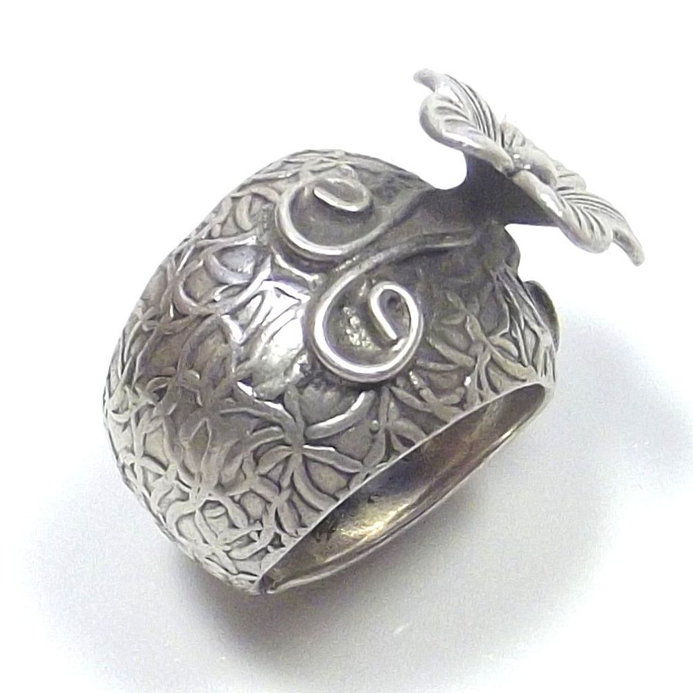 Anello KAREN argento 925 forma di fiore - etnico