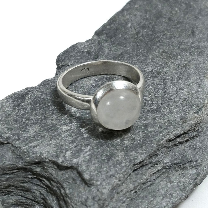 Anello fascia in argento 925 con pietra - BISLAI